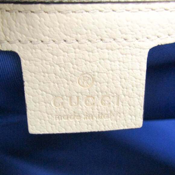 GUCCI Authentic White Leather Shoulder Bag - Picture 13 of 16